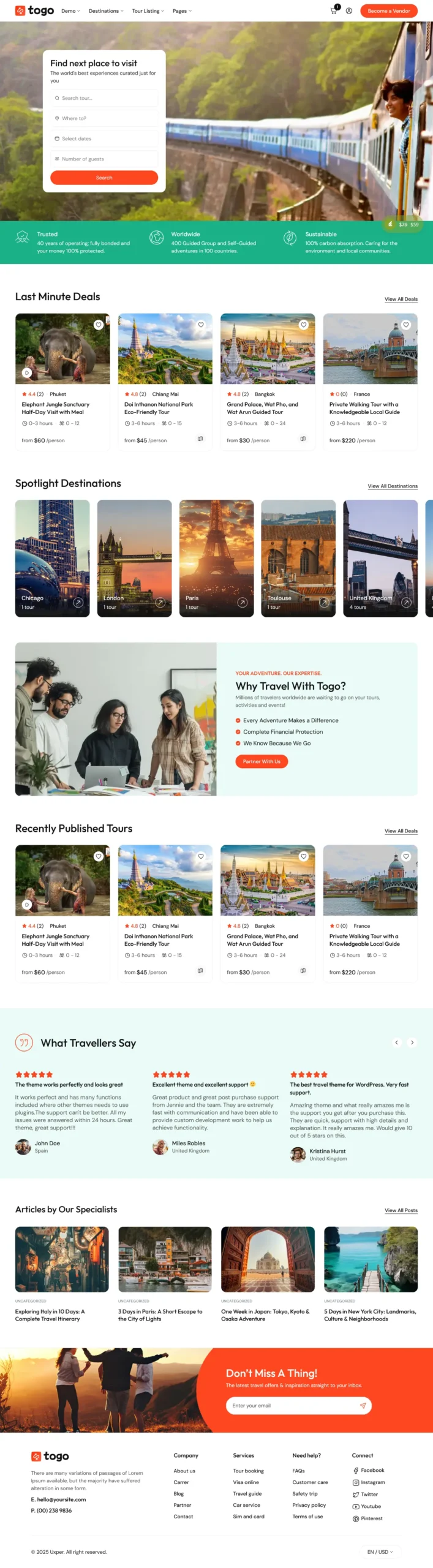 Deals & Packages