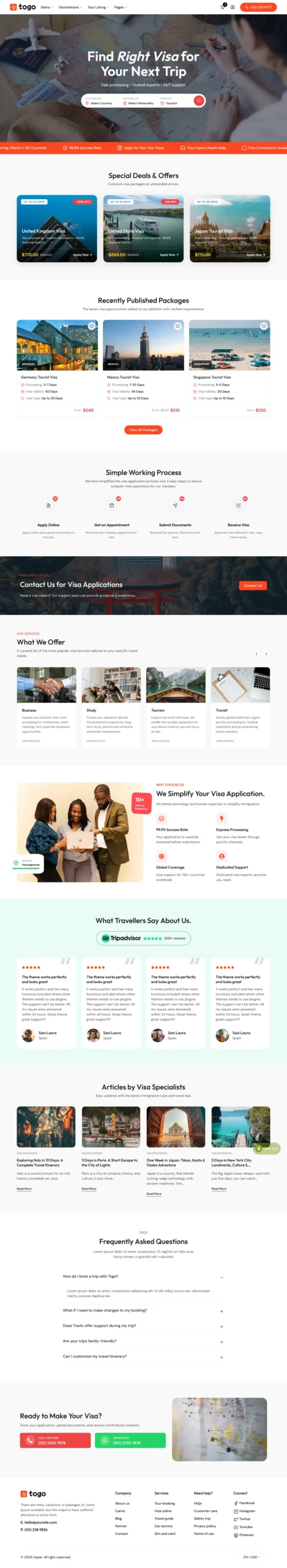 Visa Booking System