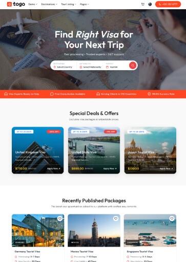 Visa Booking System