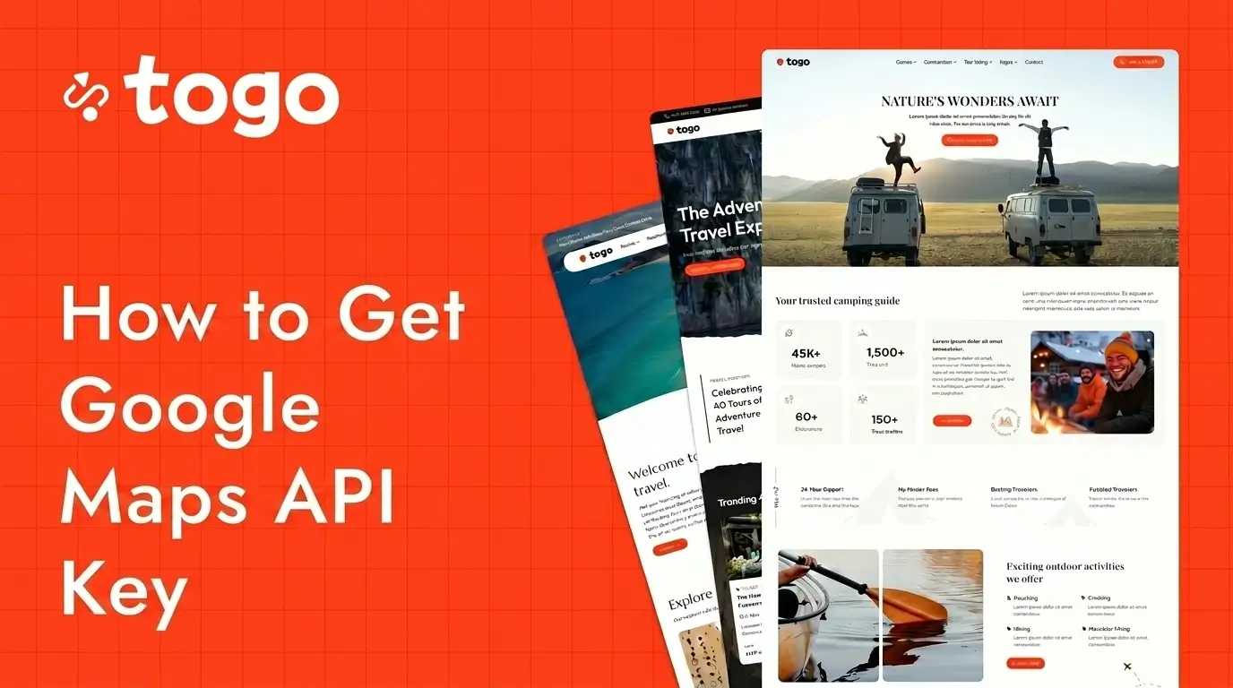 How to Get a Google Maps JavaScript API Key for Togo WordPress Theme