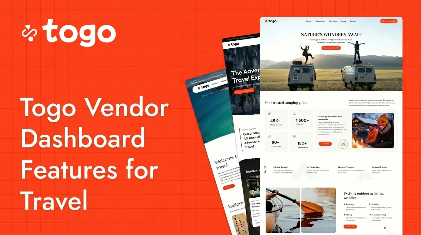 Togo Vendor Dashboard Features for Travel Marketplace Websites
