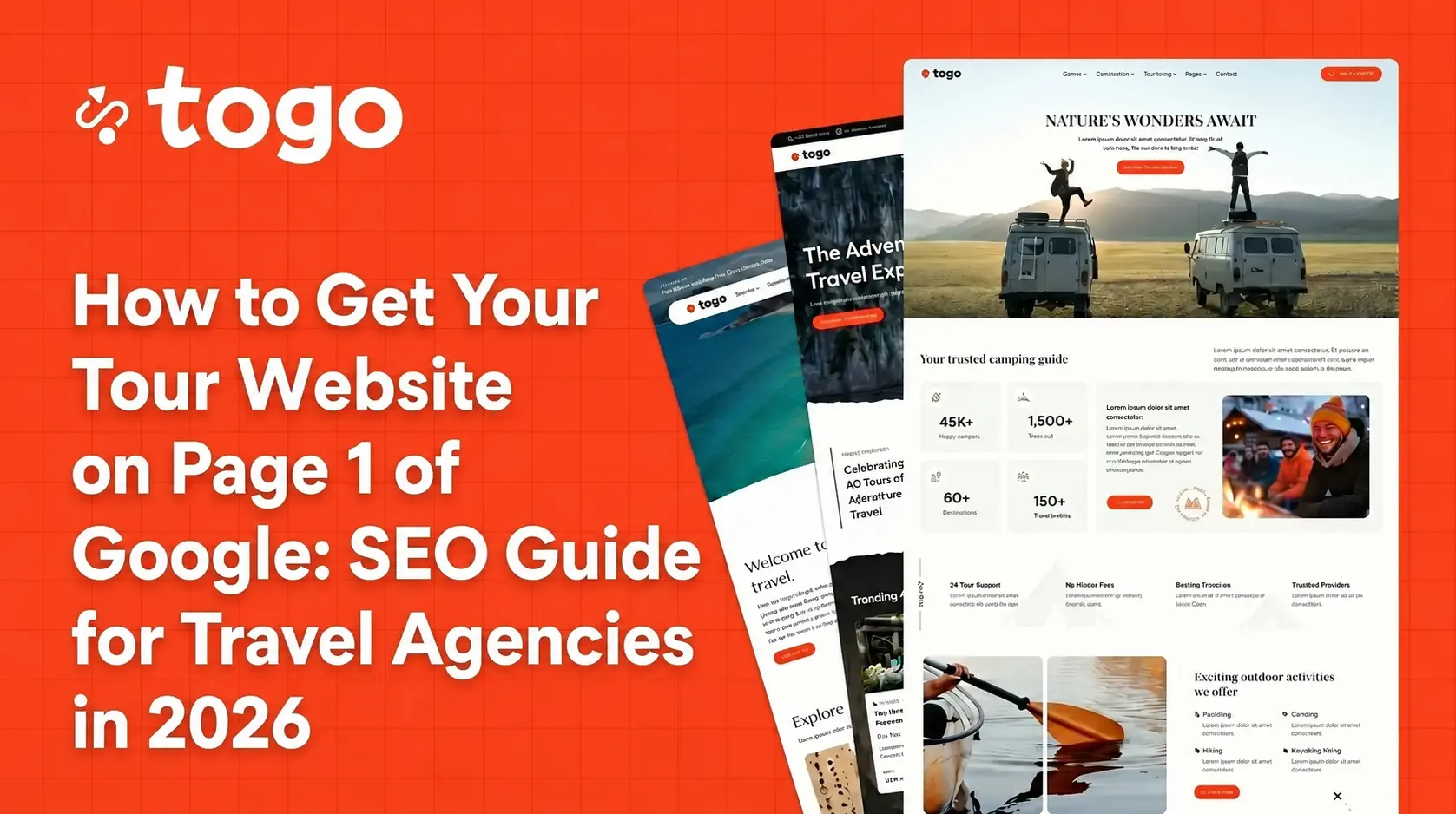 How to Get Your Tour Website on Page 1 of Google: SEO Guide for Travel Agencies in 2026