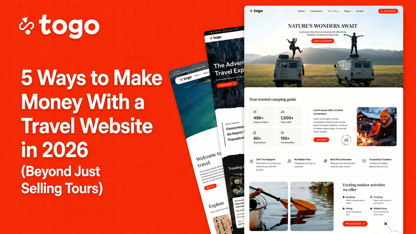 5 Ways to Make Money With a Travel Website in 2026 (Beyond Just Selling Tours)