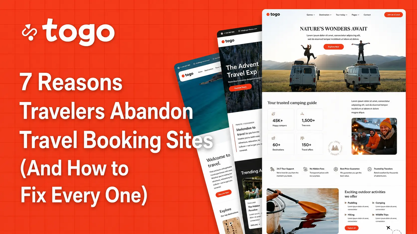 7 Reasons Travelers Abandon Travel Booking Sites (And How to Fix Every One)