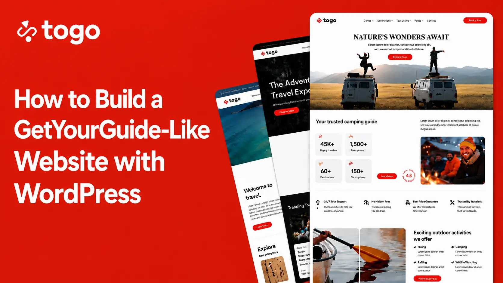 How to Build a Website Like GetYourGuide with WordPress (Without the Million-Dollar Budget)